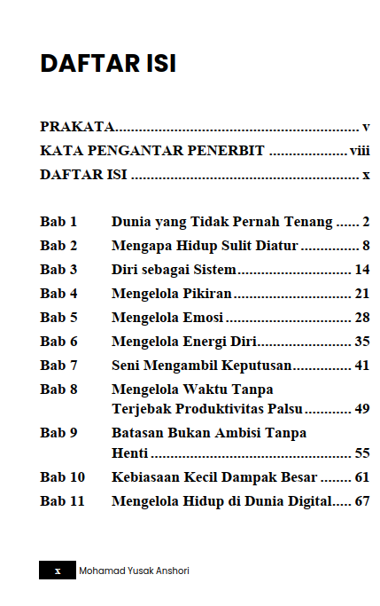 Buku Manajemen Hidup Self-Management Di Dunia Yang Tidak Pernah Tenang - Gambar 2