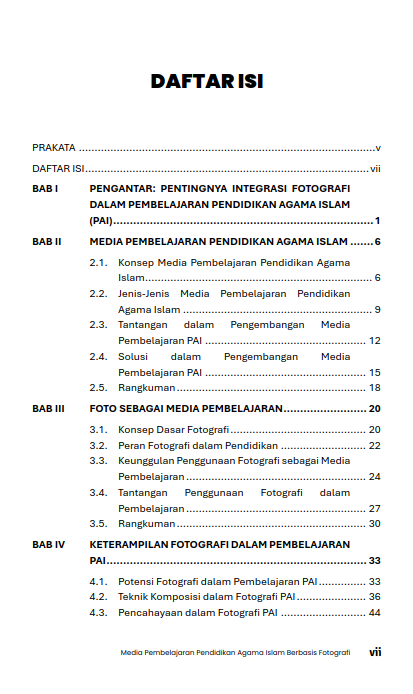 Buku Media Pembelajaran Pendidikan Agama Islam Berbasis Fotografi - Gambar 2