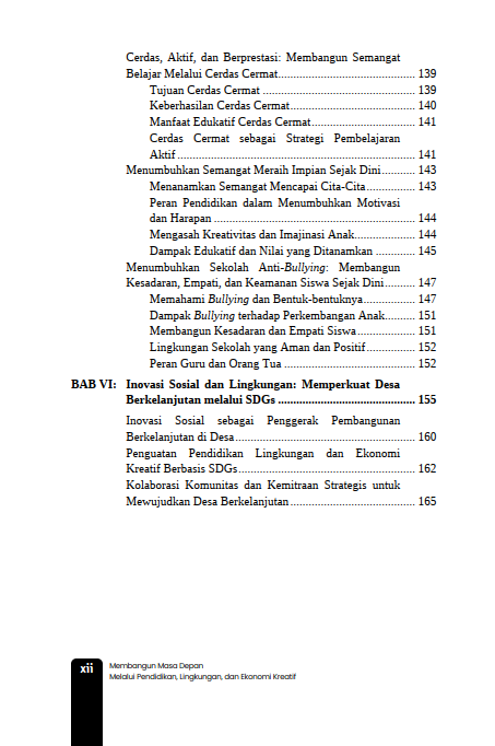 Buku Membangun Masa Depan Melalui Pendidikan, Lingkungan, Dan Ekonomi Kreatif - Gambar 7