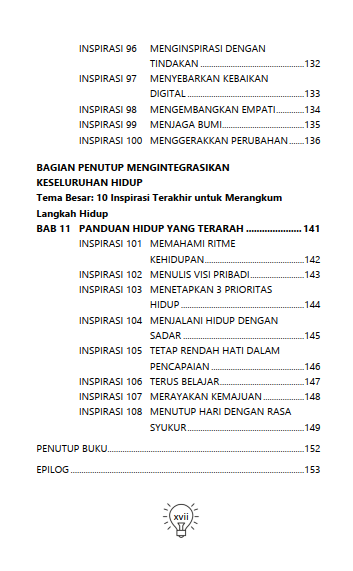 Buku 108 Inspirasi Pengembangan Diri Menjadi Pribadi Produktif, Sukses, Bahagia, & Berdampak bagi Sesama - Gambar 2
