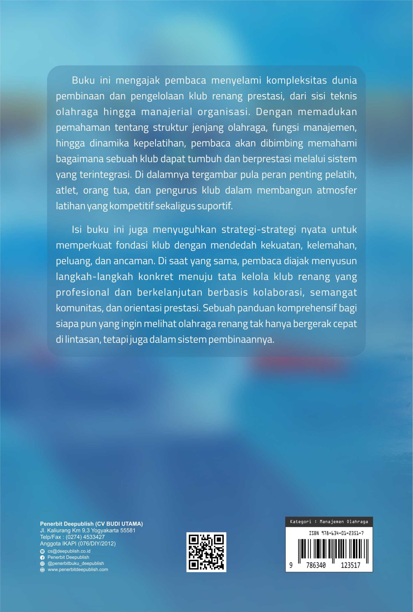 Buku Dari Kolam Ke Puncak: Strategi dan Dinamika Membangun Klub Renang Juara - Gambar 5