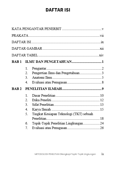 Buku Metodologi Penelitian (Dilengkapi Topik-Topik Lingkungan) - Gambar 2