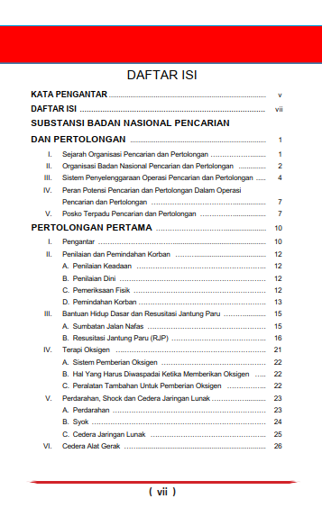 Buku Pelatihan Teknis Potensi Pencarian Dan Pertolongan "Pertolongan Di Bangunan Runtuh" - Gambar 2