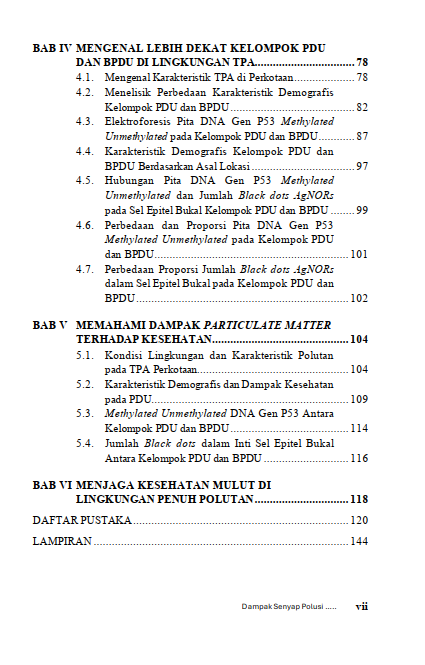 Buku Dampak Senyap Polusi, Eksplorasi Epigenetika, dan Perubahan Sel Rongga Mulut - Gambar 3