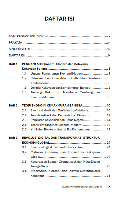 Buku Ekonomi Pembangunan Modern: Menelusuri Hakikat dan Penyebab Kemakmuran Bangsa di Era Global dan Digital - Gambar 2