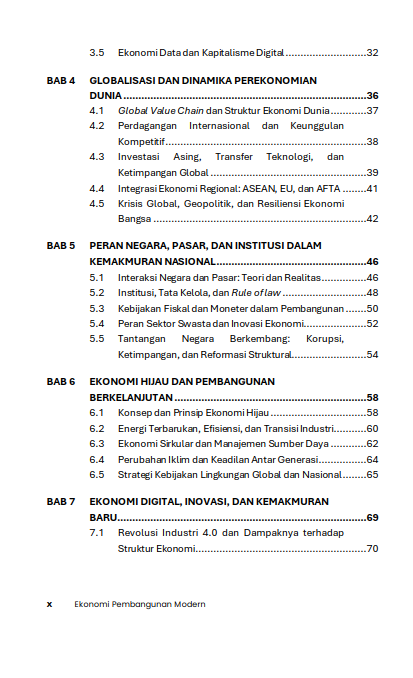 Buku Ekonomi Pembangunan Modern: Menelusuri Hakikat dan Penyebab Kemakmuran Bangsa di Era Global dan Digital - Gambar 4