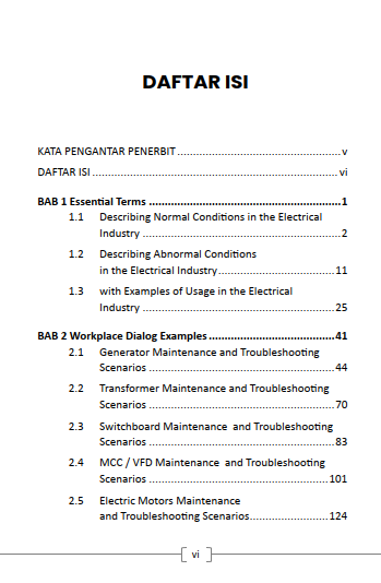 Buku Industrial English For Electrical Professionals (Edisi Revisi) - Gambar 2