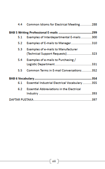 Buku Industrial English For Electrical Professionals (Edisi Revisi) - Gambar 4