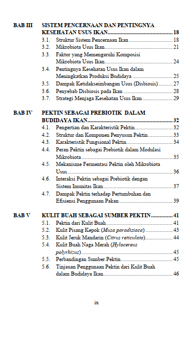 Buku Kulit Buah Sebagai Sumber Pektin Fungsional: Implikasi untuk Nutrisi dan Kesehatan Ikan Budidaya - Gambar 4