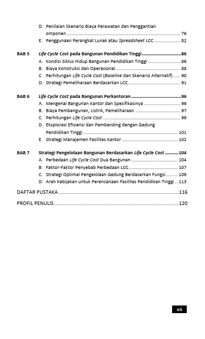 Buku Life Cycle Cost: Pada Fasilitas Pendidikan dan Kantor - Gambar 3