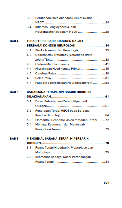 Buku Terapi Hiperbarik Oksigen: Pendekatan Neuroprotektif dan Neurorestoratif - Gambar 4