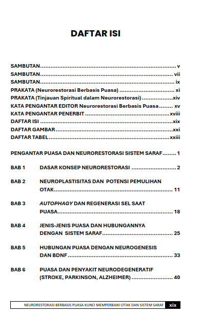 Buku Neurorestorasi Berbasis Puasa Kunci Memperbaiki Otak Dan Sistem Saraf - Gambar 2