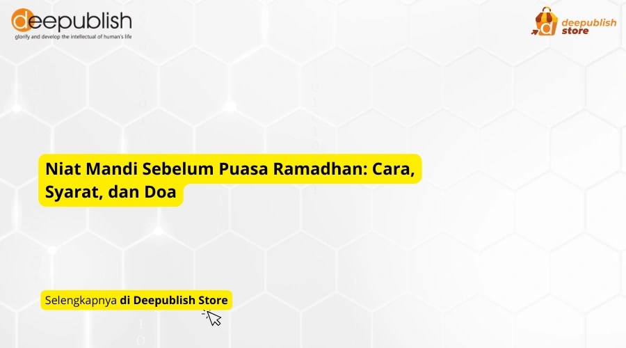 niat mandi sebelum puasa ramadhan