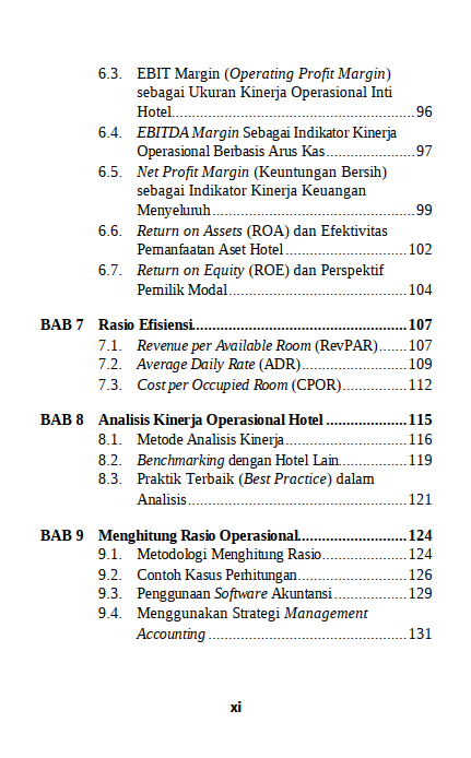 Buku Optimizing Hotel Operations Rahasia diBalik Rasio - Gambar 5