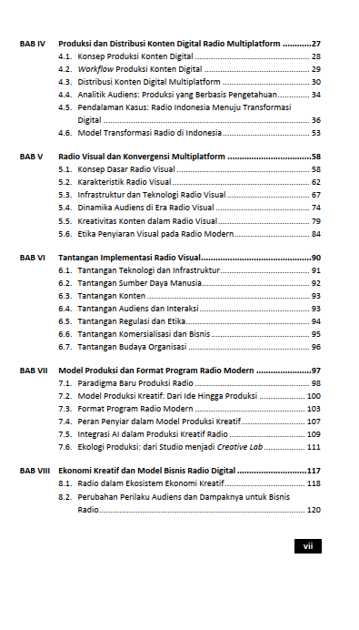 Buku Perkembangan Media Siaran Radio di Era Digital: Dari AM Hingga Radio Visual Multiplatform - Gambar 3