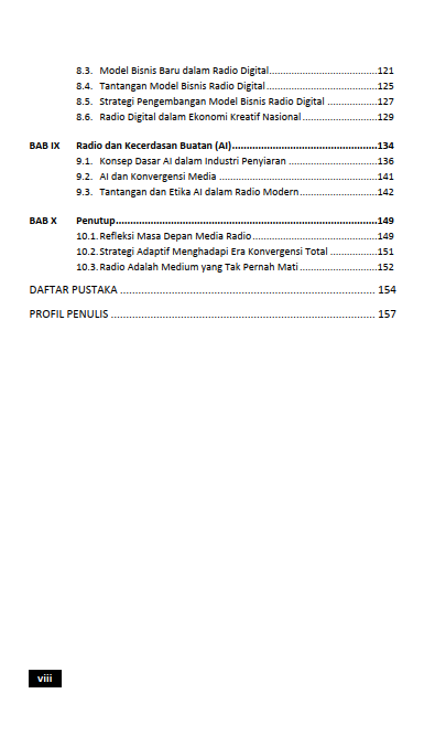 Buku Perkembangan Media Siaran Radio di Era Digital: Dari AM Hingga Radio Visual Multiplatform - Gambar 4