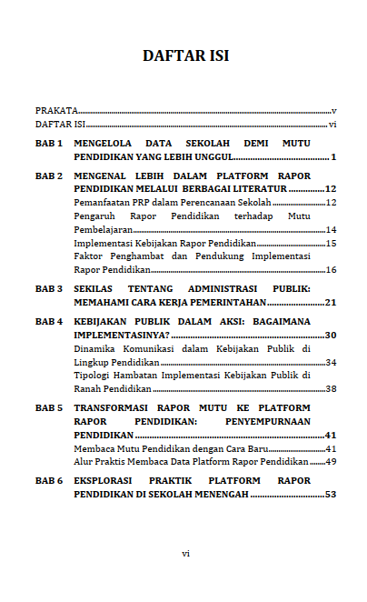 Buku Rapor Pendidikan dan Masa Depan Sekolah: Strategi, Implementasi dan Inovasi Mutu - Gambar 2