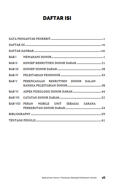 Buku Rekrutmen Donor “Panduan Menjadi Pahlawan Darah” - Gambar 2
