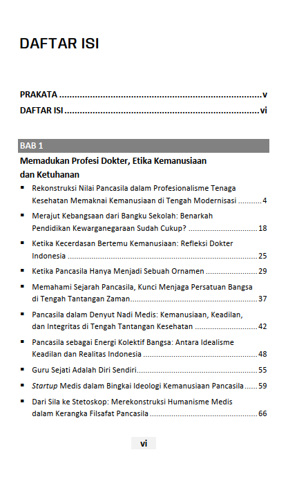 Buku Resonansi Pemikiran 46: Pancasila Dalam Perspektif Kedokteran - Gambar 2