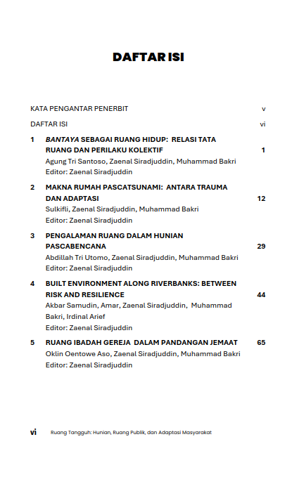 Buku Ruang Tangguh: Hunian, Ruang Publik, Dan Adaptasi Masyarakat - Gambar 2