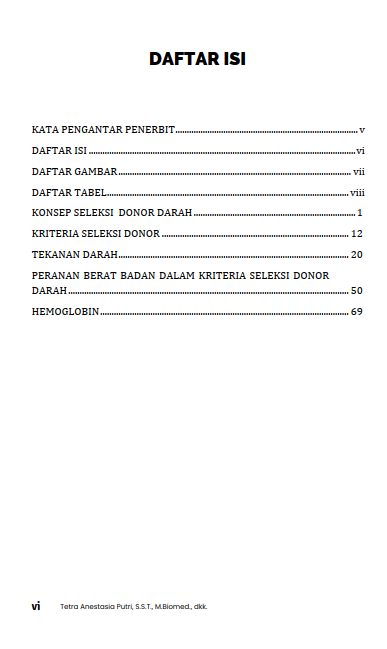 Buku Seleksi Donor - Gambar 2