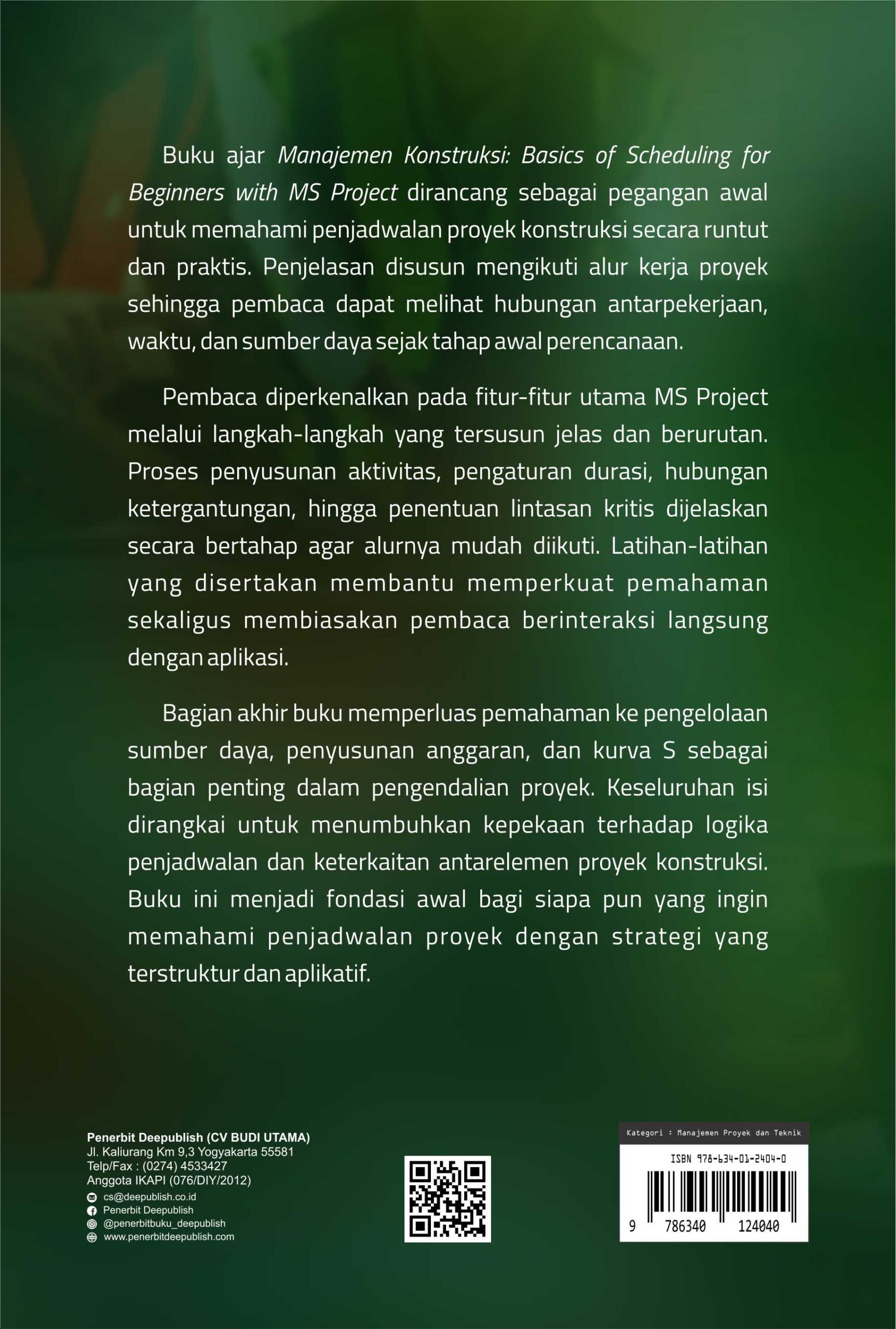 Buku Ajar Manajemen Konstruksi “Basics Of Scheduling For Beginners With Ms Project” - Gambar 4