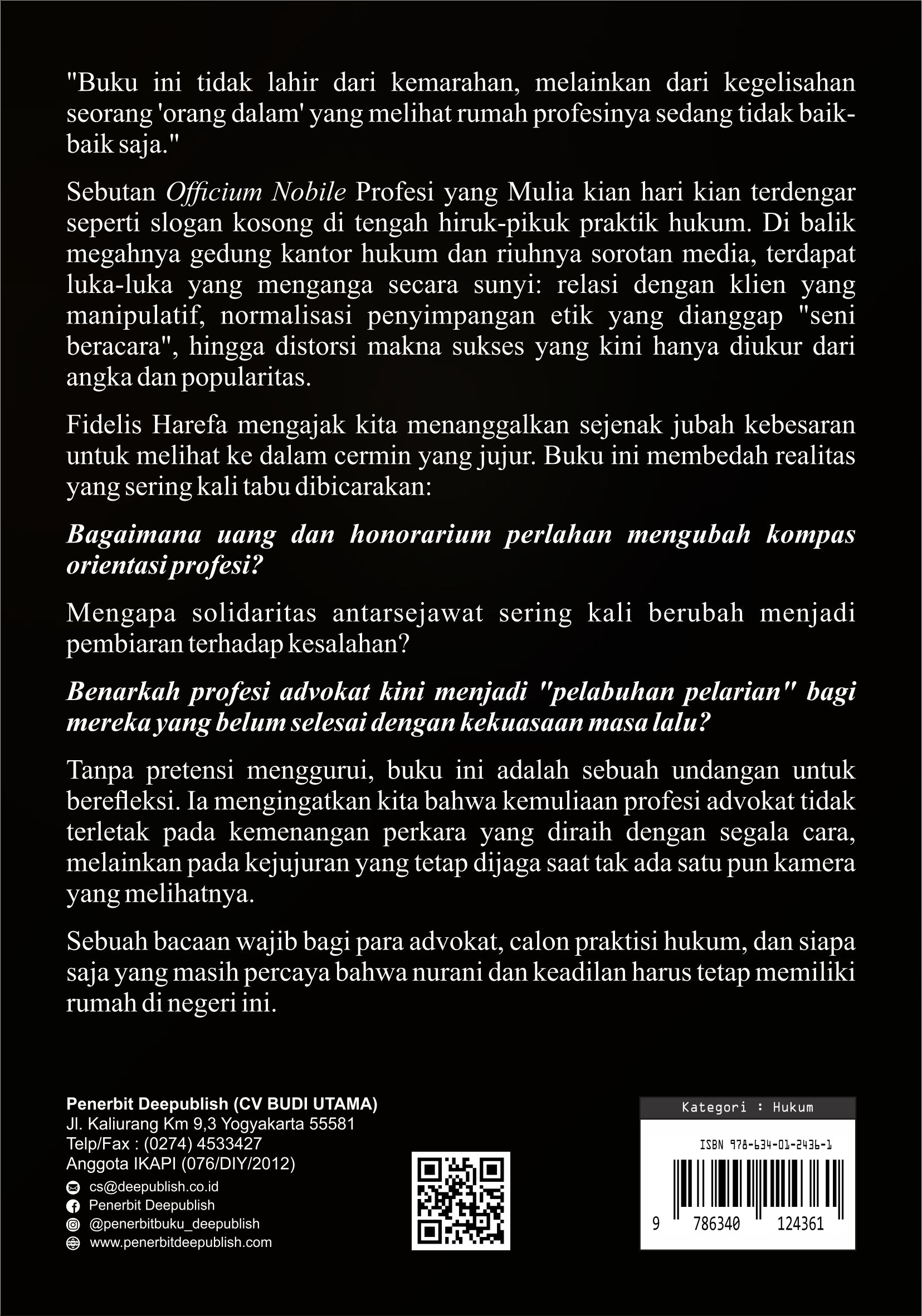 Buku Luka dalam Praktik: Menggugah Marwah Officium Nobile Sebuah Refleksi Kritis - Gambar 4