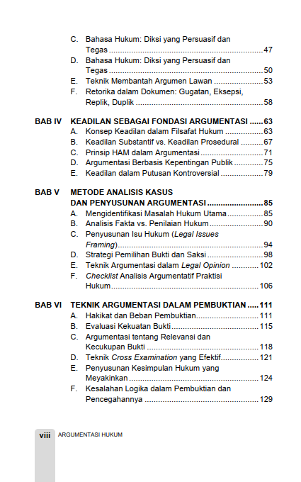 Buku Argumentasi Hukum Logika, Retorika, dan Keadilan (Suatu Pengantar Teori dan Praktik) - Gambar 3