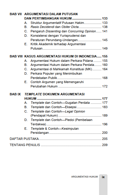 Buku Argumentasi Hukum Logika, Retorika, dan Keadilan (Suatu Pengantar Teori dan Praktik) - Gambar 4