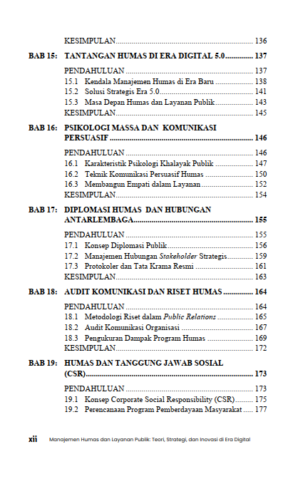 Buku Manajemen Humas Dan Layanan Publik: Teori, Strategi, Dan Inovasi Di Era Digital - Gambar 3