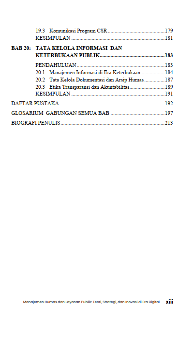 Buku Manajemen Humas Dan Layanan Publik: Teori, Strategi, Dan Inovasi Di Era Digital - Gambar 6