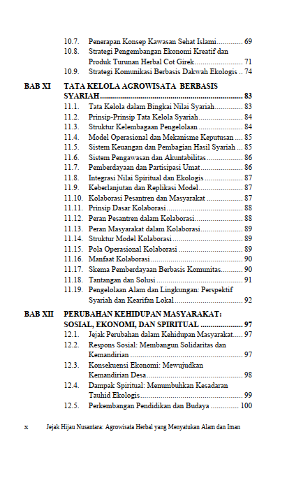 Buku Jejak Hijau Nusantara: Agrowisata Herbal Yang Menyatukan Alam Dan Iman - Gambar 3