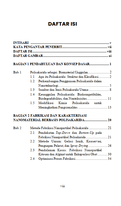 Buku Nanoteknologi Berbasis Polisakarida Untuk Aplikasi Biomedis - Gambar 2