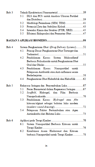 Buku Nanoteknologi Berbasis Polisakarida Untuk Aplikasi Biomedis - Gambar 3