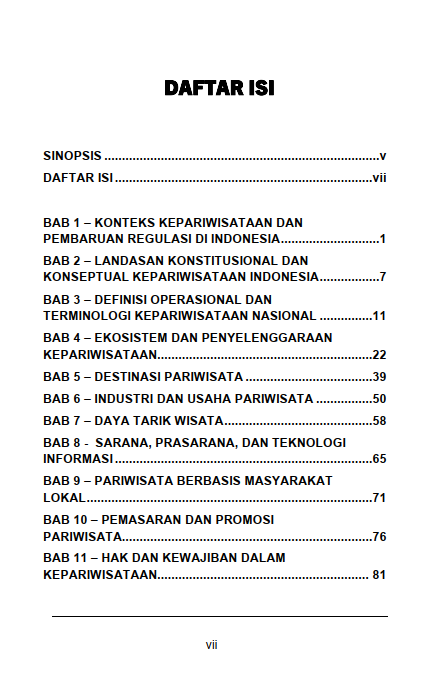 Buku Pengantar Kepariwisataan Adaptasi Undang-Undang Nomor 18 Tahun 2025 Tentang Kepariwisataan - Gambar 2