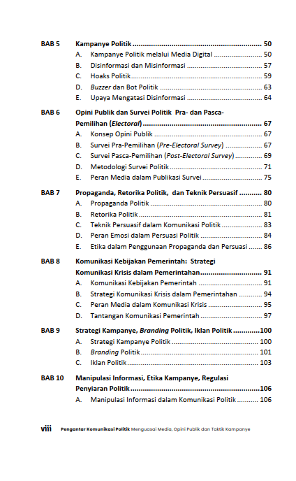 Buku Pengantar Komunikasi Politik Menguasai Media, Opini Publik Dan Taktik Kampanye - Gambar 3