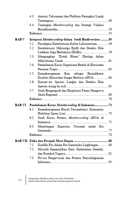 Buku Pengenalan Metabarcoding Revolusi Molekular dalam Studi Biodiversitas dan Keanekaragaman Hayati - Gambar 3