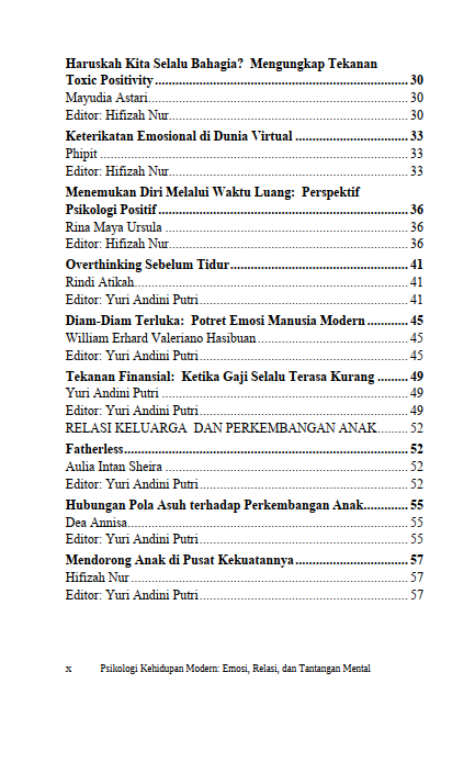 Buku Psikologi Kehidupan Modern: Emosi, Relasi, Dan Tantangan Mental - Gambar 3