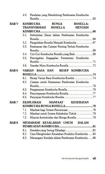 Buku Teh Kombucha Bunga Rosella - Gambar 3