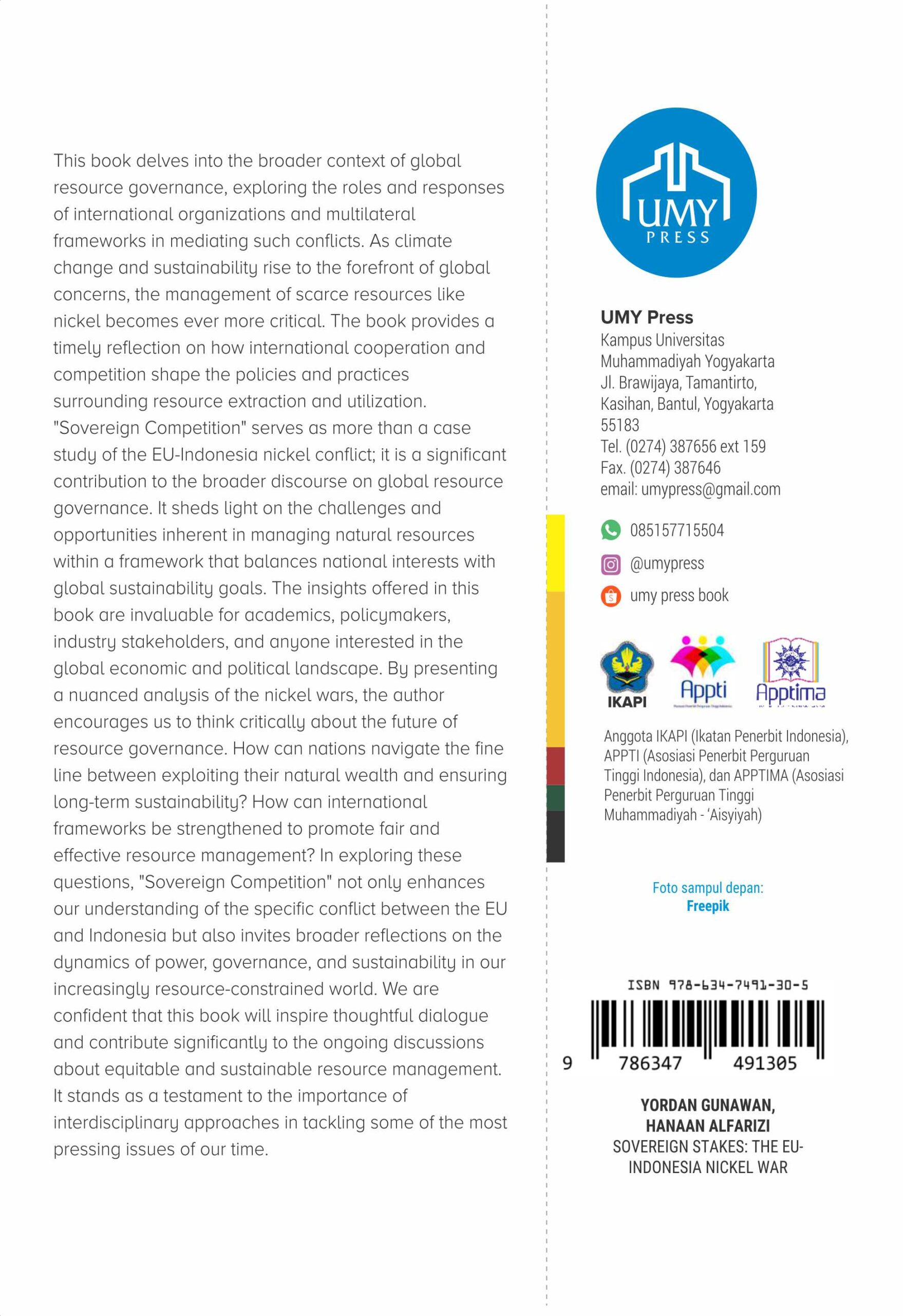 Buku Sovereign Stakes The Eu-Indonesia Nickel War - Gambar 5
