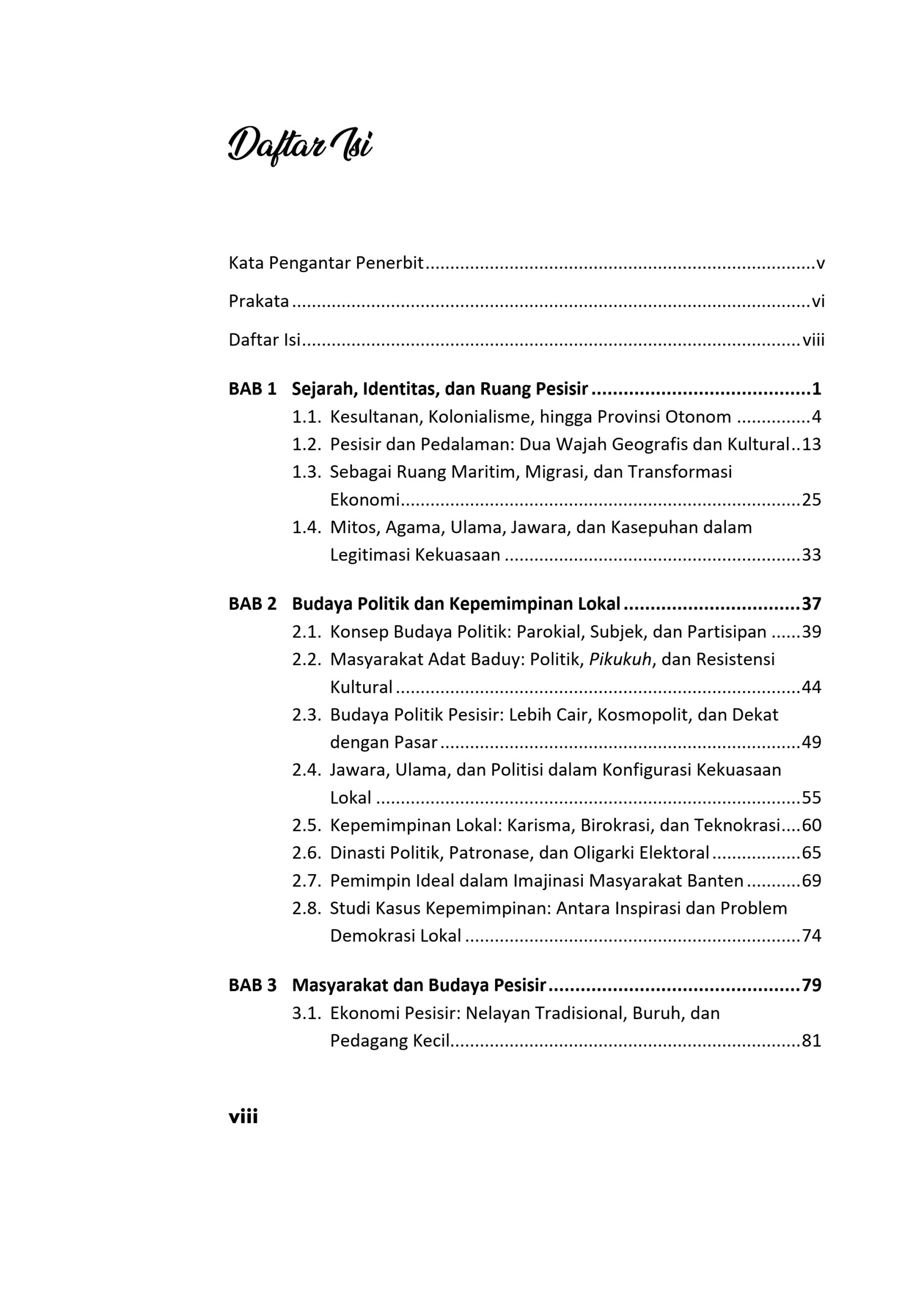 Buku Dinamika Politik Lokal dalam Perubahan Sosial Pesisir - Gambar 2