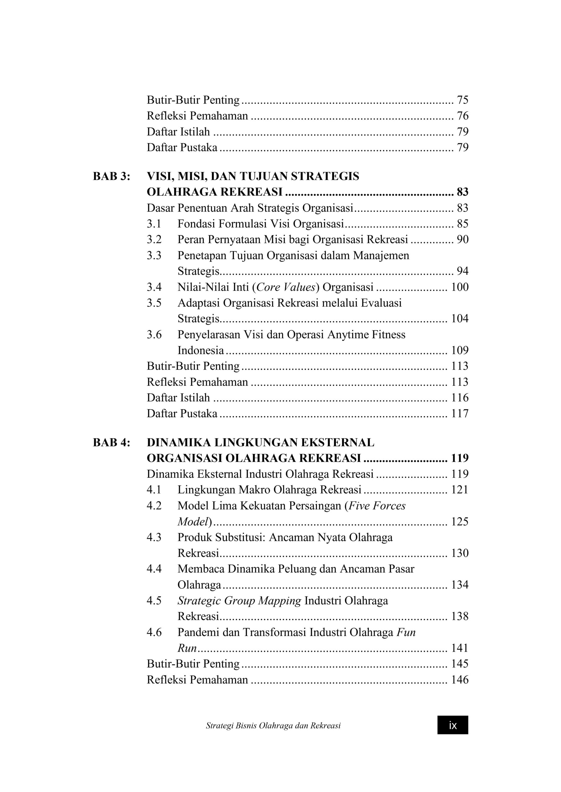 Buku Strategi Bisnis Olahraga dan Rekreasi - Gambar 3