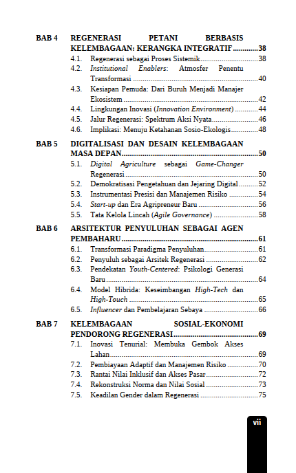 Buku Arsitektur Regenerasi Petani: Regenerasi Petani Berbasis Kelembagaan