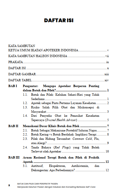 Buku Batuk Dan Pilek Dari Perspektif Pasien: Menjawab Keluhan Pasien dengan Edukasi dan Konseling Berbasis Self-Care - Gambar 2