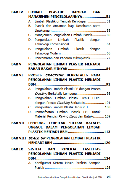 Buku Bukan Sekadar Sisa: Pengelolaan Limbah Plastik Menjadi BBM - Gambar 3