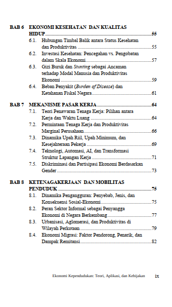 Buku Ekonomi Kependudukan: Teori, Aplikasi, Dan Kebijakan - Gambar 4