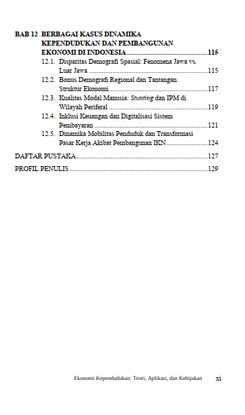 Buku Ekonomi Kependudukan: Teori, Aplikasi, Dan Kebijakan - Gambar 6