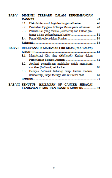 Buku Hallmark Of Cancer: Mekanisme Dan Tantangan Terapi - Gambar 3