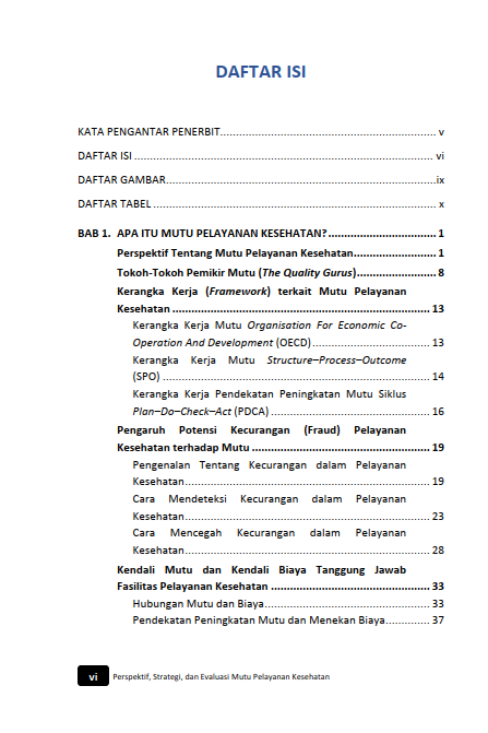Buku Perspektif, Strategi, dan Evaluasi Mutu Pelayanan Kesehatan - Gambar 2