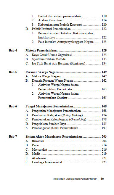Buku Politik Dan Manajemen Pemerintahan - Gambar 3